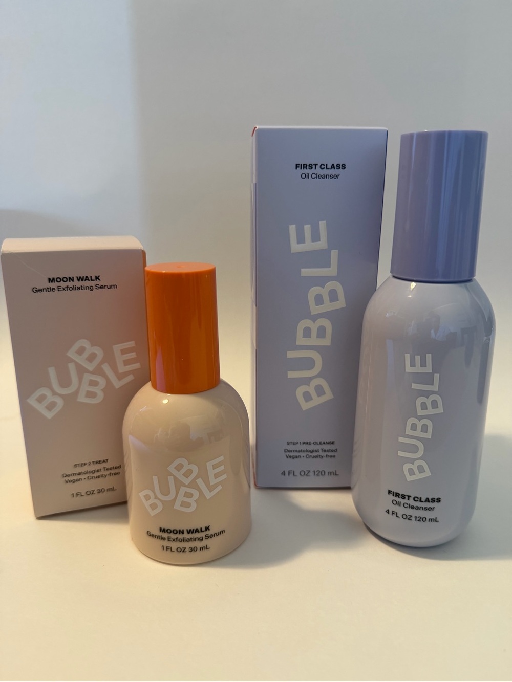 Bubble Oil cleanser and toner